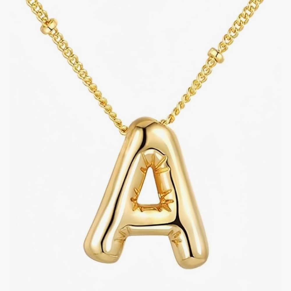 “A” Bubble Necklace